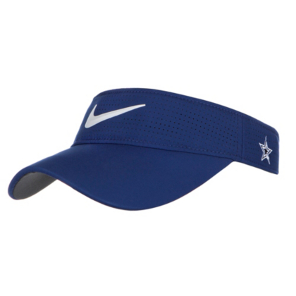 navy nike visor