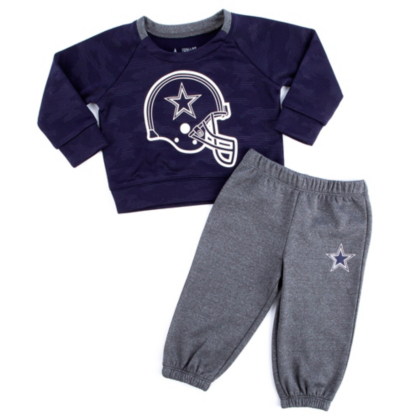 dallas cowboys infant pajamas