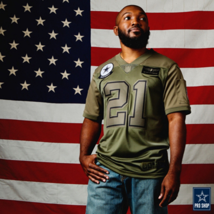 cowboys jersey salute to service