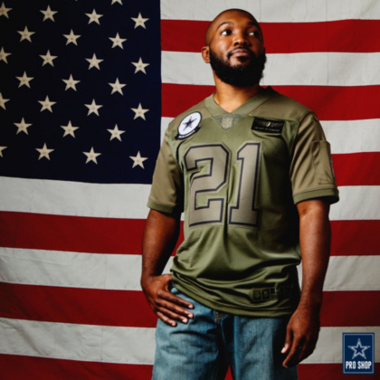 ezekiel elliott jersey salute to service