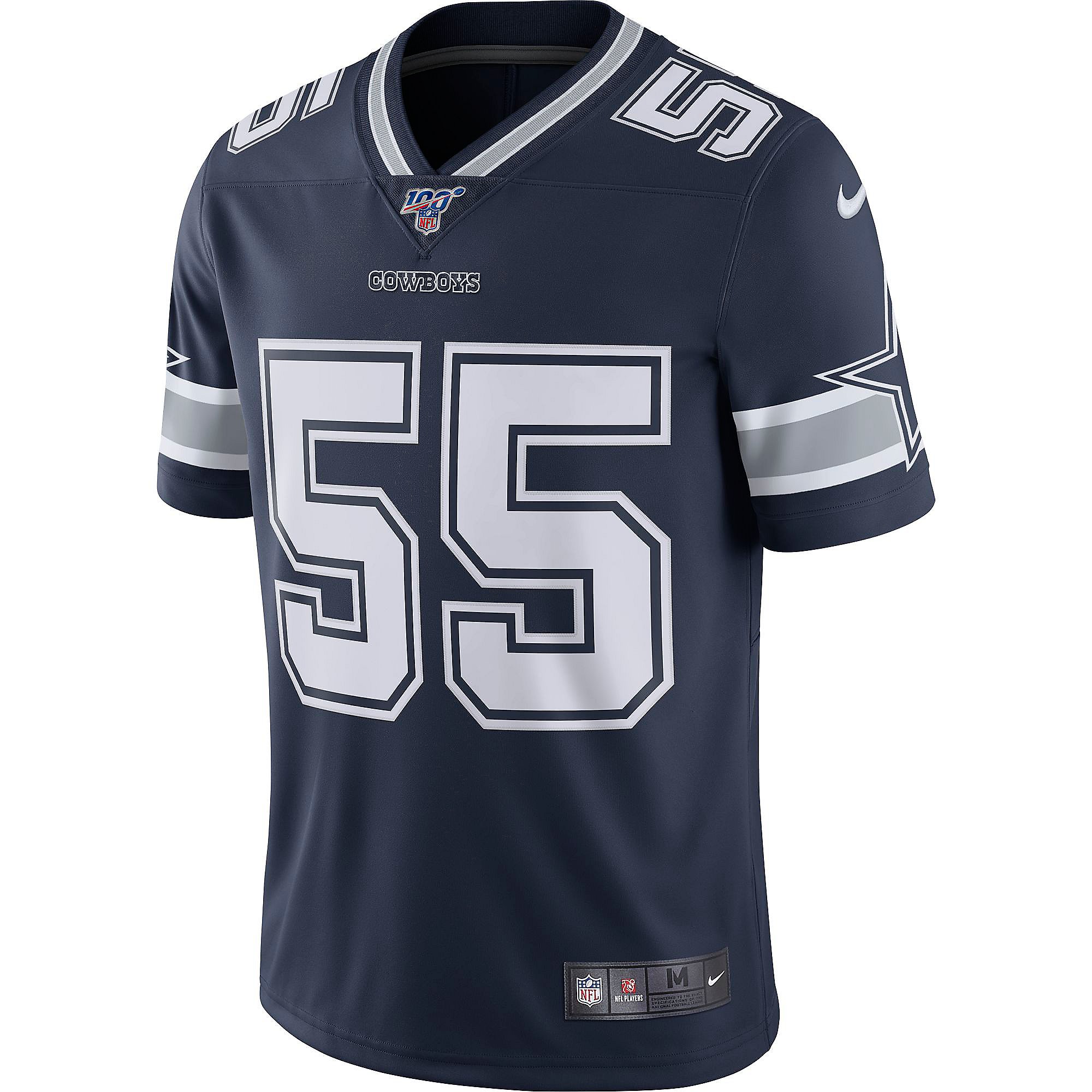 Dallas Cowboys Leighton Vander Esch #55 NFL 100 Nike Limited ...