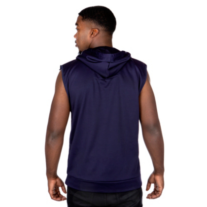 Nike Men's Dallas Cowboys Sleeveless Athletic Navy Hoodie