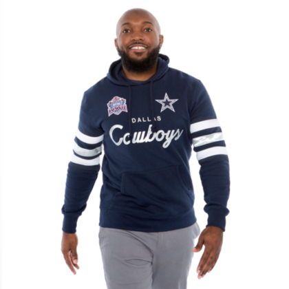 dallas cowboys embroidered sweatshirt