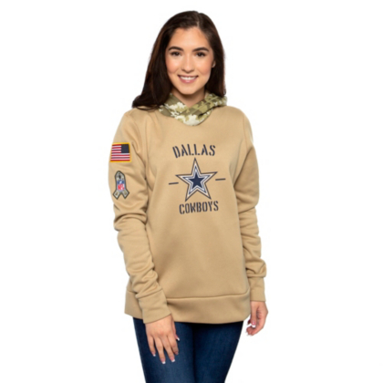 dallas cowboys nike salute to service therma hoodie