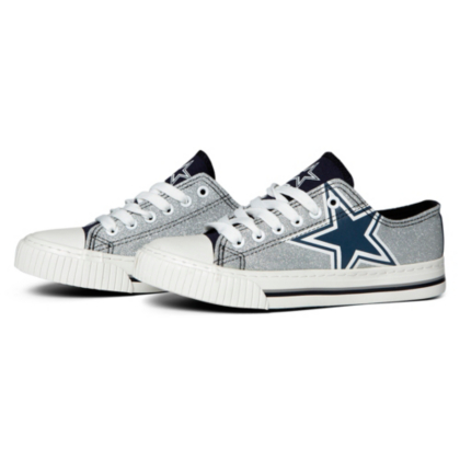 dallas cowboys glitter shoes