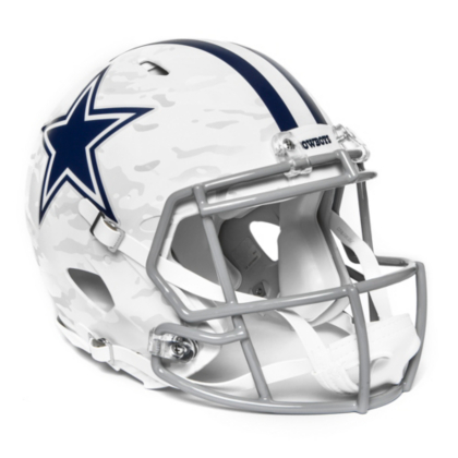 dallas cowboys white helmet