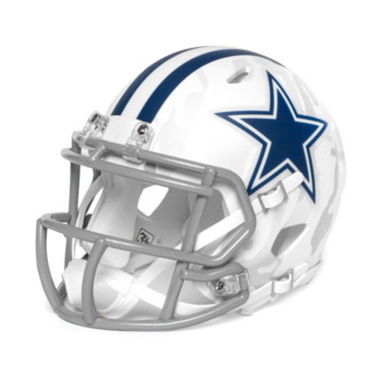 dallas cowboys camo mini helmet