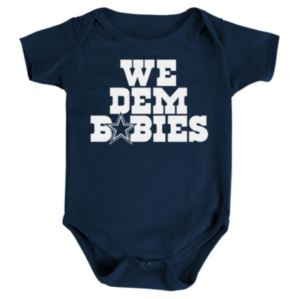 dallas cowboys jersey onesie