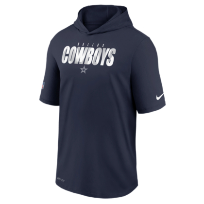 dallas cowboys short sleeve hoodie