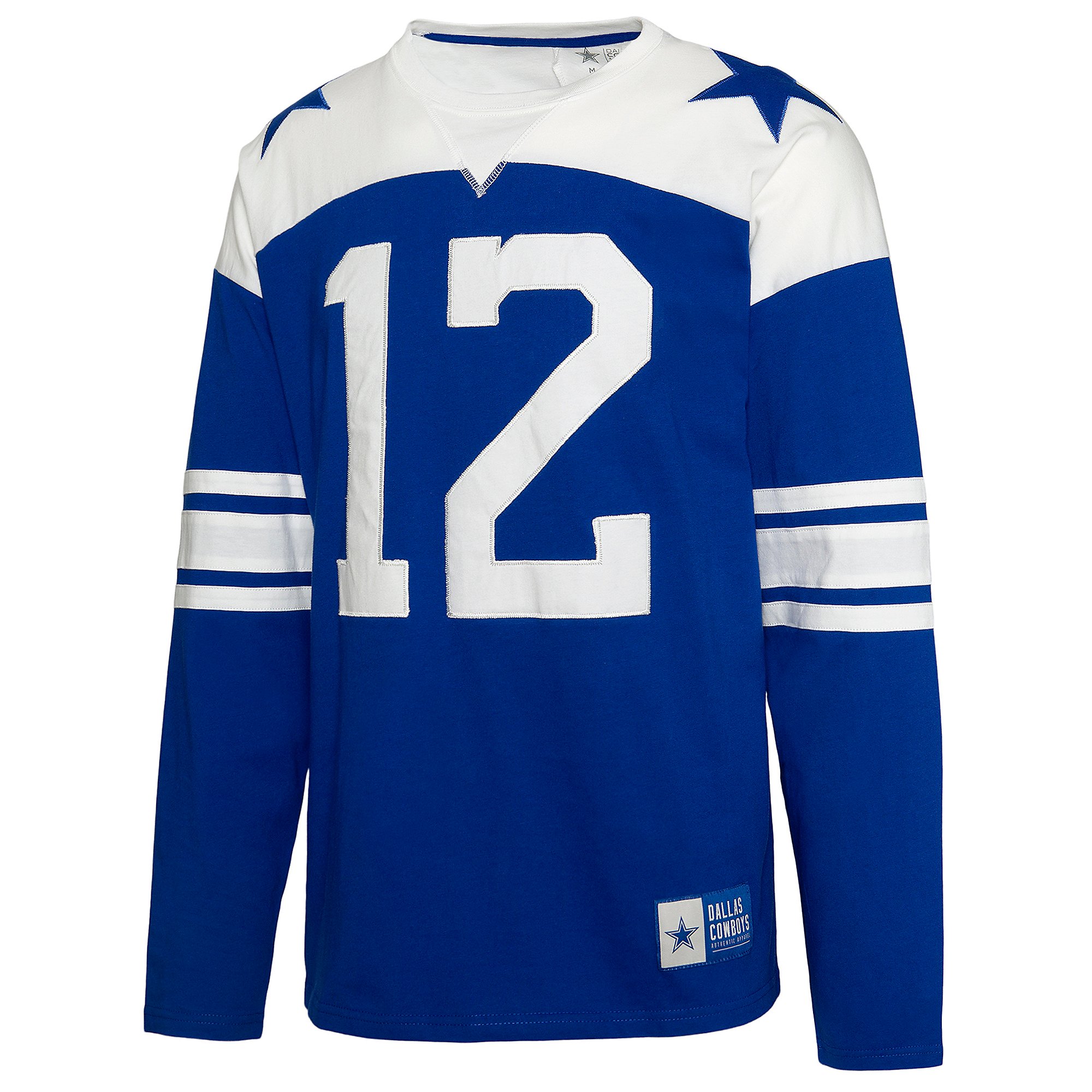 Dallas Cowboys Mens Rivalry Roger Staubach #12 Long Sleeve T-Shirt ...
