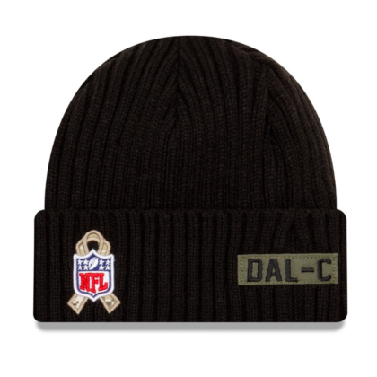 cowboys salute to service beanie