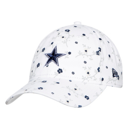 white on white dallas cowboys hat