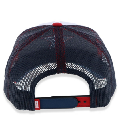 red white and blue hooey hat