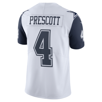 Nike Youth Dallas Cowboys Dak Prescott #4 White Game Jersey