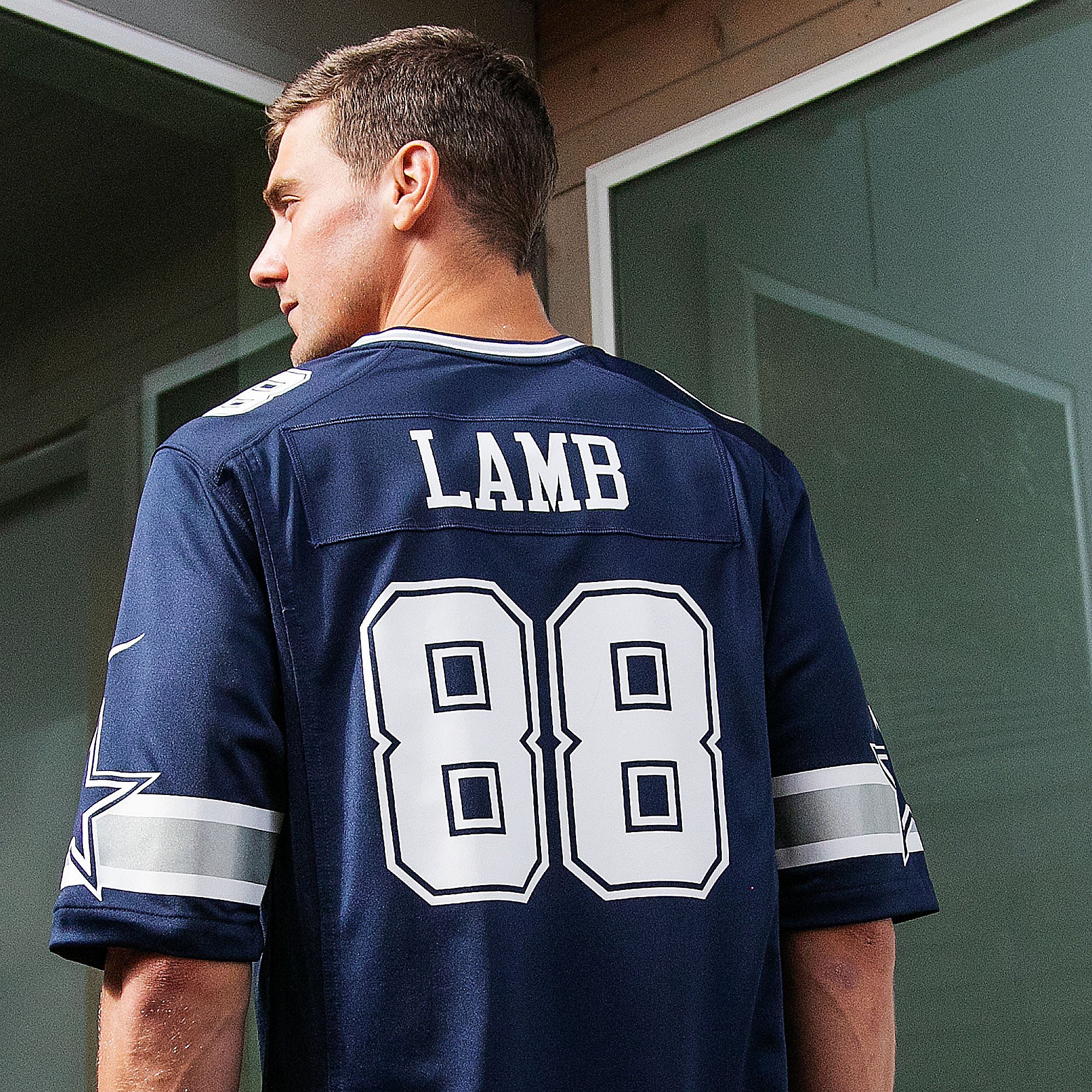 Dallas Cowboys CeeDee Lamb #88 Nike Navy Game Replica Jersey ...