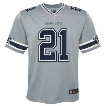 ezekiel elliott jersey grey