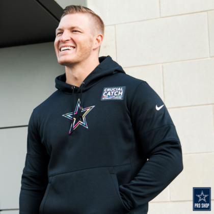 dallas cowboys nike fight hoodie