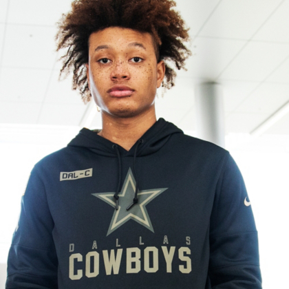 dallas cowboys nike salute to service sideline hoodie