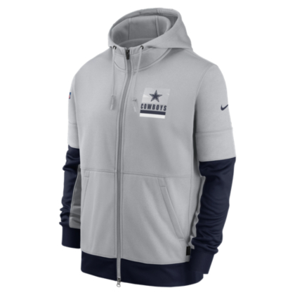 dallas cowboys mens full zip hoodie