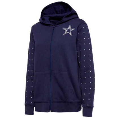 dallas cowboys full zip hoodie sweatshirt