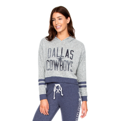 dallas cowboys cropped hoodie