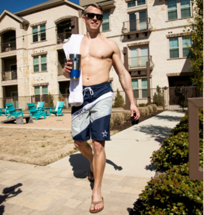 dallas cowboys mens swim trunks