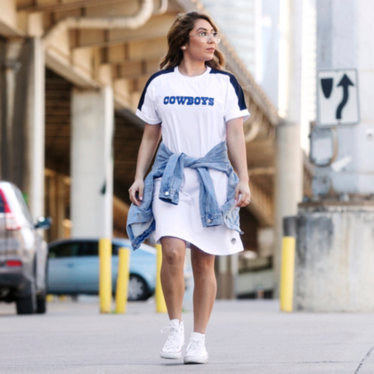 dallas cowboys t shirt dress