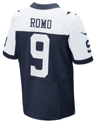 tony romo elite jersey