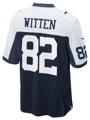 Dallas Cowboys Jason Witten #82 Nike Game Replica Throwback Jersey ...