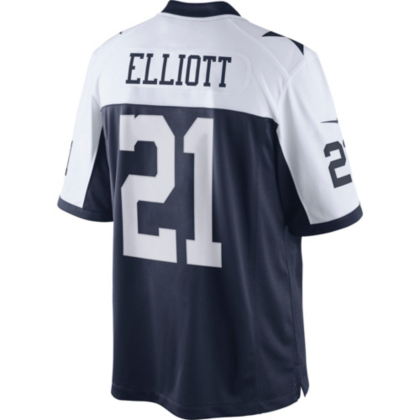 Dallas Cowboys Ezekiel Elliott #21 Nike Limited Throwback Jersey ...