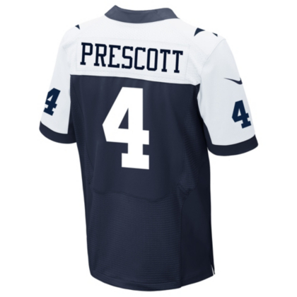 women's dallas cowboys dak prescott nike navy game jersey