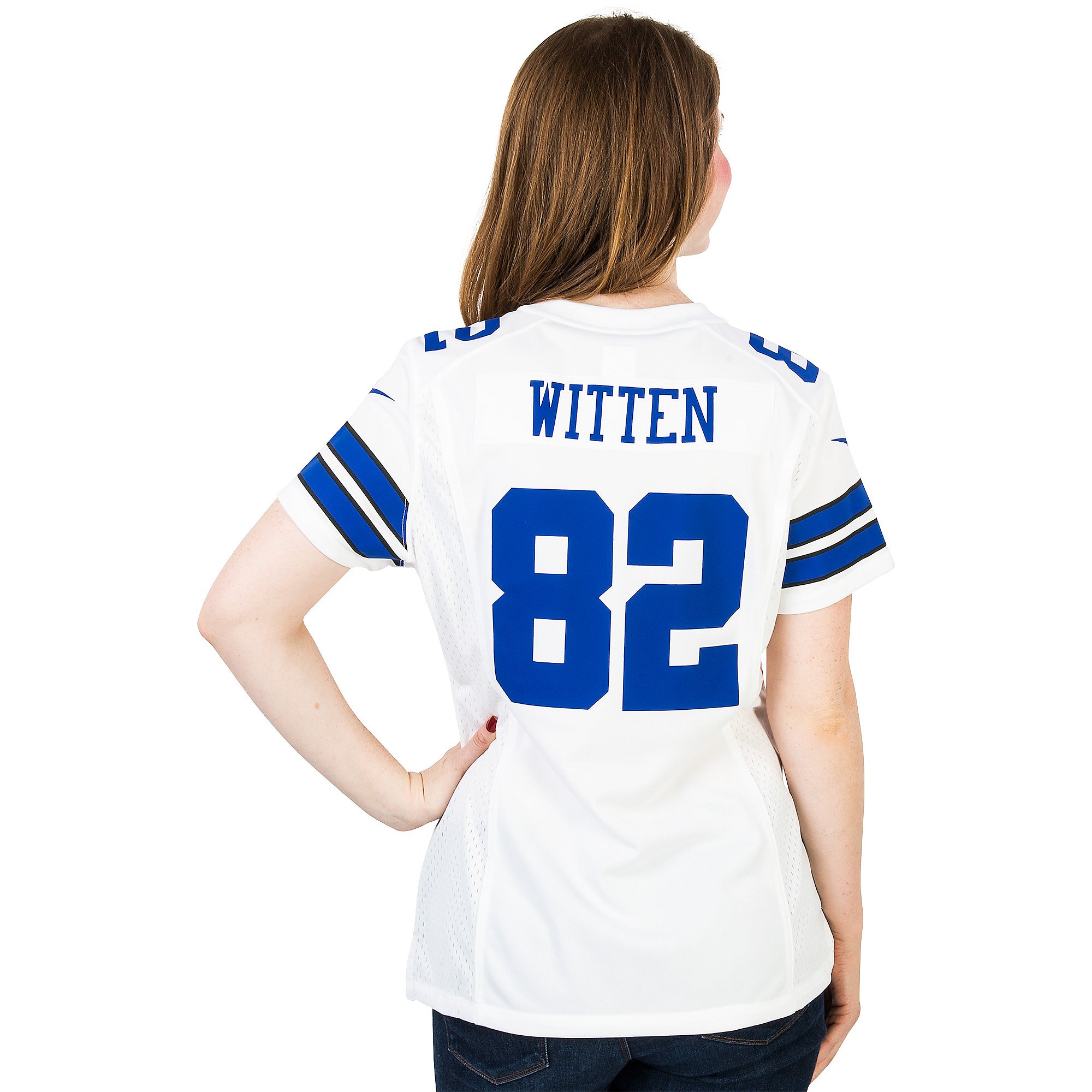Dallas Cowboys Womens Jason Witten #82 Nike White Game Replica ...