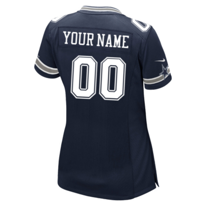 Dallas Cowboys Womens Custom Nike Navy 