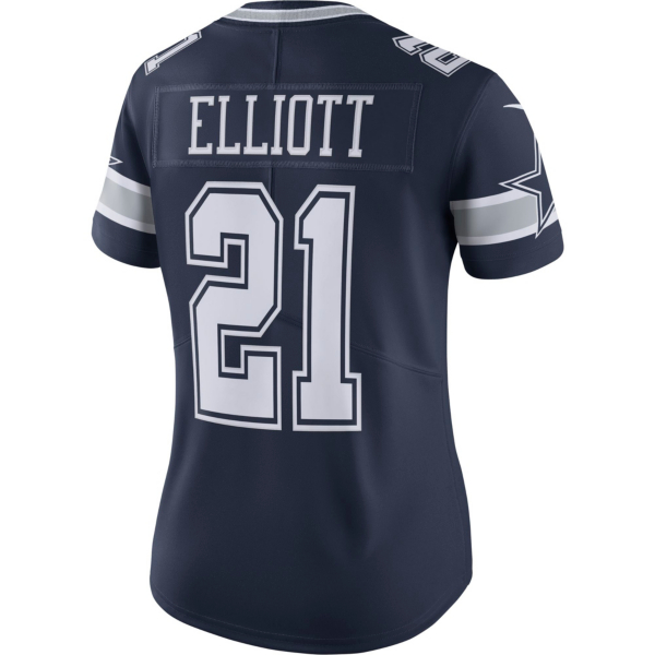 Dallas Cowboys Womens Ezekiel Elliott #21 Nike Vapor Untouchable Navy ...