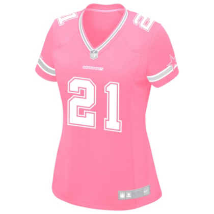 womens pink cowboys jersey