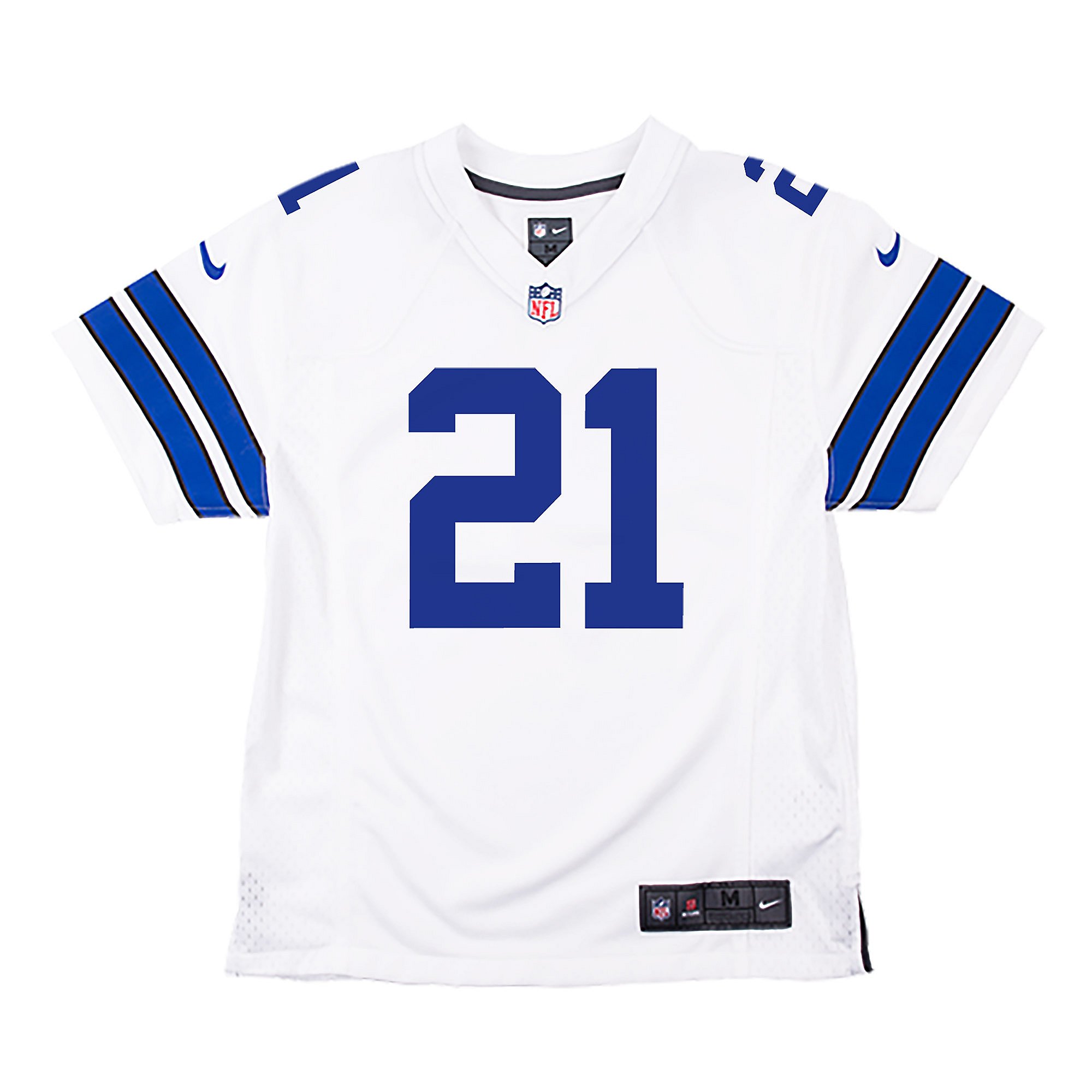 Dallas Cowboys Youth Ezekiel Elliott #21 Nike White Game Replica ...