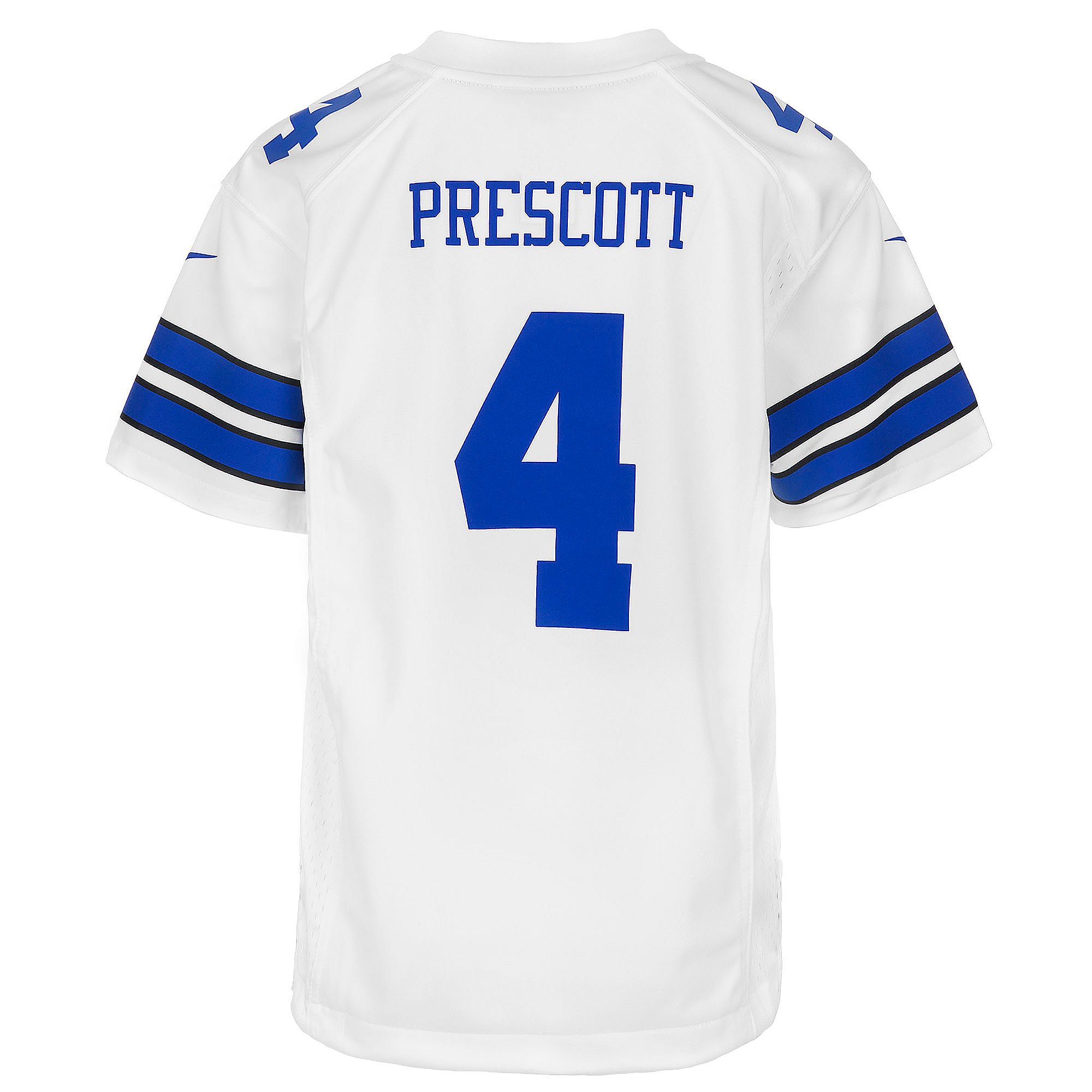 Dallas Cowboys Youth Dak Prescott #4 Nike White Game Replica ...
