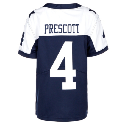 dallas cowboys dak prescott nike game replica throwback jersey