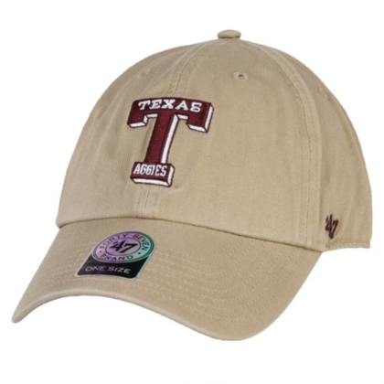 Texas A&M Aggies 47 Khaki Clean Up Cap | Mens | Texas A&M | NCAA | Fans ...