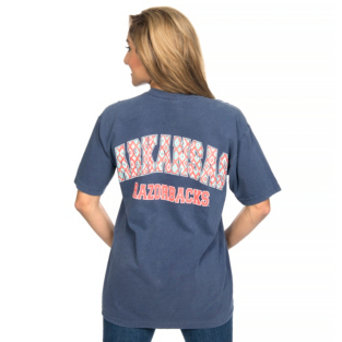 Arkansas Razorbacks Womens Comfort Colors Short Sleeve Tee Fans