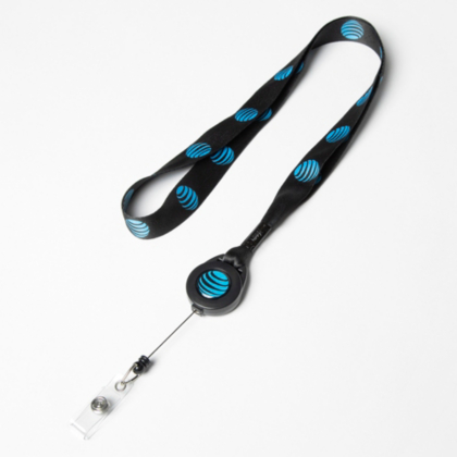 AT&T Lanyard Retractable Badge Holder
