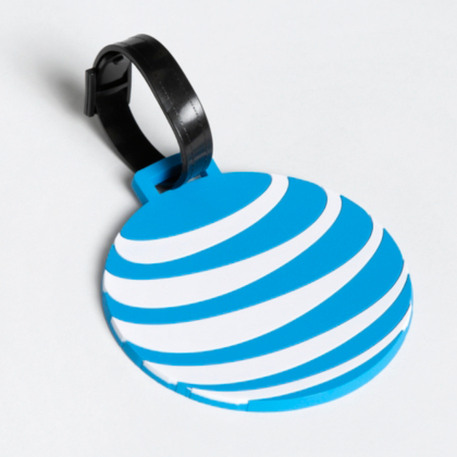 AT&T Globe Silicone Luggage Tag | AT&T Brand Shop