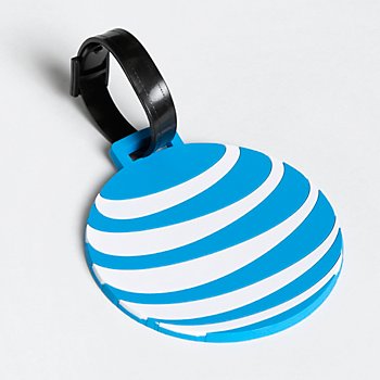 AT&T Globe Silicone Luggage Tag