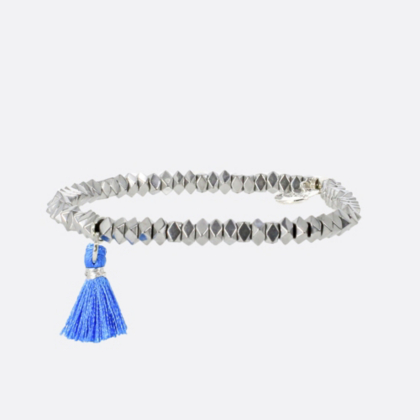 AT&T Erimish Blue Tassel Bracelet AT&T Brand Shop