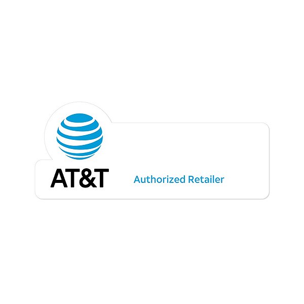 AT&T Team Colors Name Badge - Authorized Retailer Blank