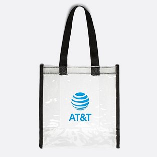 AR White Trim Clear Stadium Bag – Southern Roots Boutique