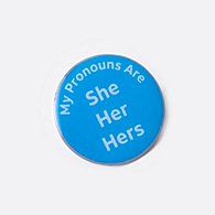 AT&T My Pronouns Are Lapel Pin - She, Her, Hers