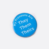AT&T My Pronouns Are Lapel Pin - They, Them, Theirs