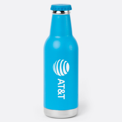 AT&T 20 oz Glass Water Bottle