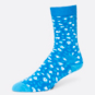 AT&T Blue Leopard Socks